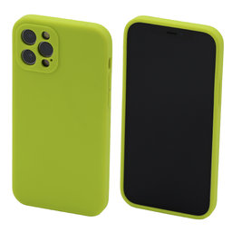 FixPremium - Silikon Hülle für iPhone 12 Pro, neon green