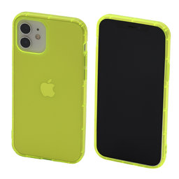 FixPremium - Hülle Clear für iPhone 12 und 12 Pro, gelb