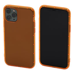 FixPremium - Hülle Clear für iPhone 11 Pro, orange