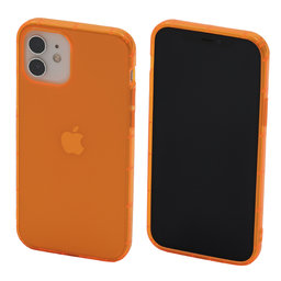 FixPremium - Hülle Clear für iPhone 12 und 12 Pro, orange