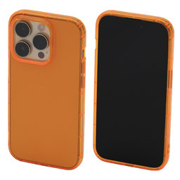 FixPremium - Hülle Clear für iPhone 14 Pro, orange