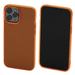 FixPremium - Hülle Clear für iPhone 14 Pro Max, orange