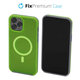 FixPremium - Hülle Clear mit MagSafe für iPhone 12 Pro Max, neon green