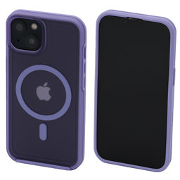 FixPremium - Hülle Clear s MagSafe für iPhone 14, lila