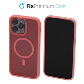 FixPremium - Hülle Clear s MagSafe für iPhone 14 Pro Max, peach pink