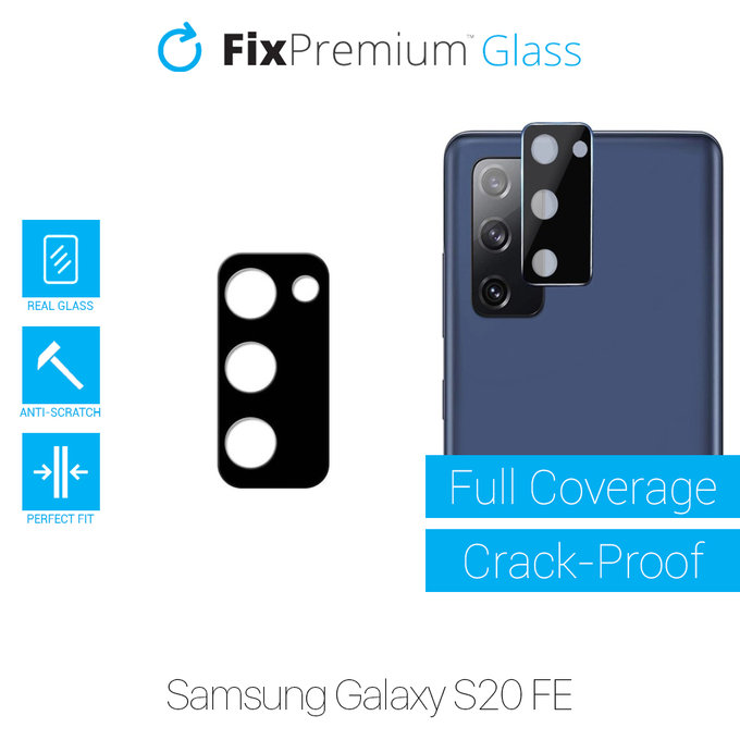 FixPremium Glass - Gehärtetes Glas für die rückwärtige Kameralinse für Samsung Galaxy S20 FE