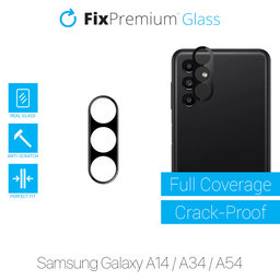 FixPremium Glass - Gehärtetes Glas für die rückwärtige Kameralinse für Samsung Galaxy A14, A34 und A54