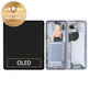Samsung Galaxy Z Fold 5 F946B - LCD Display + Touchscreen Front Glas + Rahmen (Icyblue) - GH82-31842C Genuine Service Pack