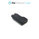 FixPremium - Micro-USB auf Garmin Stecker Reduzierstück für Watch, schwarz