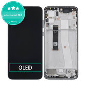 Motorola Edge 30 Neo - LCD Display + Touchscreen Front Glas + Rahmen (Black Onyx) OLED