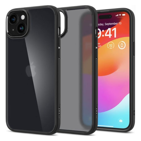 Spigen - Hülle Ultra Hybrid für iPhone 15, frost black