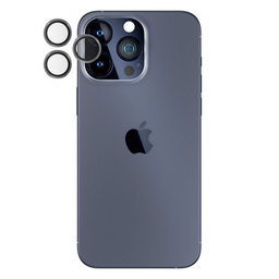 PanzerGlass - Kameraobjektiv-Schutzhülle Hoops für iPhone 15 Pro und 15 Pro Max, transparent