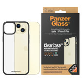 Hülle ClearCase D3O für iPhone 15 Plus, Schwarz, PanzerGlass