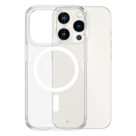 PanzerGlass - Hülle HardCase D3O mit MagSafe für iPhone 15 Pro, transparent