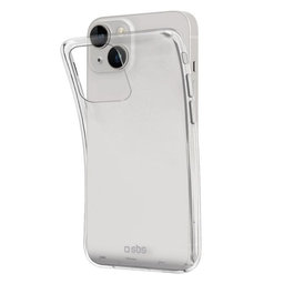 SBS - Hülle Skinny für iPhone 15 Plus, transparent