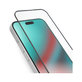 SBS - Gehärtetes Glas Full Cover für iPhone 15, schwarz