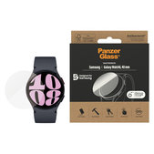 Panzerglas Flat Glass AB für Samsung Galaxy Watch6 40 mm, Klar, PanzerGlass