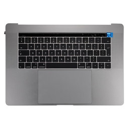 Apple MacBook Pro 15" A1707 (Late 2016 - Mid 2017) - Oberer Rahmen Tastatur + Tastatur UK + Mikrofon + Trackpad + Lautsprecher (Space Gray)