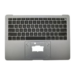 Apple MacBook Air 13" A1932 (2018 - 2019) - Oberer Rahmen Tastatur + Tastatur UK (Space Gray)