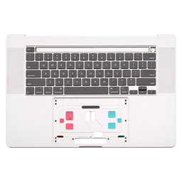 Apple MacBook Pro 16" A2141 (2019) - Oberer Rahmen Tastatur + Tastatur UK (Silver)