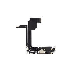 Apple iPhone 15 Pro Max - Ladestecker Ladebuchse + Flex Kabel (Natural Titanium)