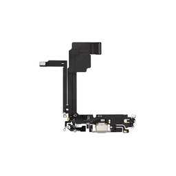Apple iPhone 15 Pro Max - Ladestecker Ladebuchse + Flex Kabel (White Titanium)