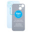 Apple iPhone 15 - Backcover Glas Vergrössertes Ringloch für die Kamera (Blue)