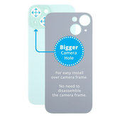 Apple iPhone 15 - Backcover Glas Vergrössertes Ringloch für die Kamera (Green)
