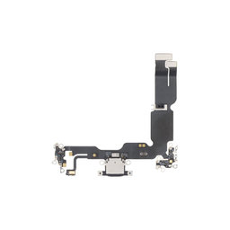 Apple iPhone 15 Plus - Ladestecker Ladebuchse + Flex Kabel (Black)