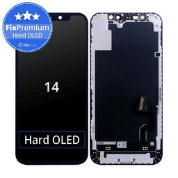 Apple iPhone 14 - LCD Display + Touchscreen Front Glas + Rahmen Hard OLED FixPremium