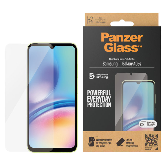 Panzerglas UWF für Samsung Galaxy A05s, Klar, PanzerGlass