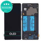 Samsung Galaxy A71 5G A716B - LCD Display + Touchscreen Front Glas + Rahmen OLED