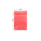 ESD-antistatisch Druckverschlussbeutel (Red) - 7x11cm 100Stk.