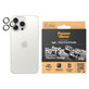 Kameraobjektivschutz Hoops für iPhone 15 Pro/15 Pro Max, White Titanium, PanzerGlass
