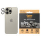 Kameraobjektivschutz Hoops für iPhone 15 Pro/15 Pro Max, Natural Titanium, PanzerGlass