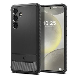 Spigen - Hülle Rugged Armor für Samsung Galaxy S24, Matte Black