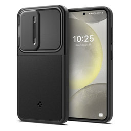 Spigen - Hülle Optik Armor für Samsung Galaxy S24, schwarz