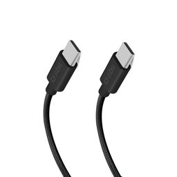 SBS - Geflochtenes Kabel USB-C/USB-C, PD, 100W, 1.5m, schwarz