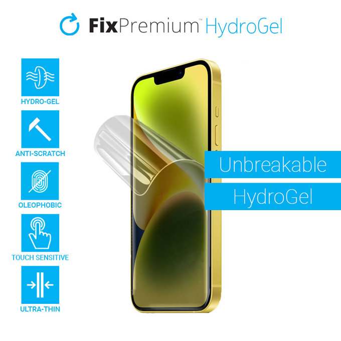 FixPremium - Unbreakable Screen Protector für Apple iPhone 13, 13 Pro, 14 und 16e