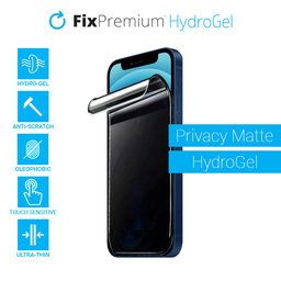 FixPremium - Privacy Matte Screen Protector für Apple iPhone 12 und 12 Pro