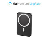 FixPremium - MagSafe PowerBank mit Ständer 5000mAh, schwarz