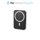 FixPremium - MagSafe PowerBank mit Ständer 5000mAh, schwarz