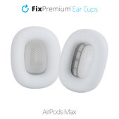 Ersatz-Ohrpolster für Apple AirPods Max (Eco-Leather), weiss
