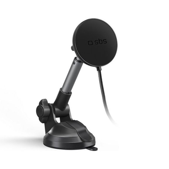 SBS - Fahrzeughalter mit Arm und MagSafe, 15W, schwarz