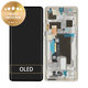 Motorola Edge 50 Ultra - LCD Display + Touchscreen Front Glas + Rahmen (Nordic Wood) - 5D68C24484 Genuine Service Pack
