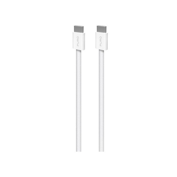 PURO - USB-C Kabel / USB-C, 240W, Fabrik FABK4, 2 m, weiss