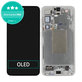 Samsung Galaxy S24 Plus S926B - LCD Display + Touchscreen Front Glas + Rahmen (Marble Grey) OLED