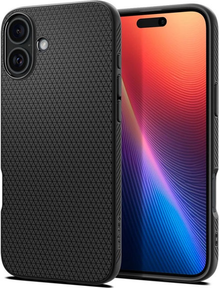Spigen - Hülle Liquid Air für iPhone 16, matte black