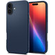 Spigen - Hülle Liquid Air für iPhone 16, navy blue