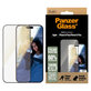 Schutzglas UWF Eyecare mit Applikator für iPhone 16 Plus/15 Plus, Schwarz, PanzerGlass